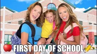 FIRST DAY OF SCHOOL VLOG ✏️📚🎒 ELEMENTARY VS MIDDLE SCHOOL VS HIGH SCHOOL