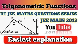 ABCD is a trapezium such that AB and CD are || and BC⊥CD. If ∠ADB=θ,BC=p and CD=q, then AB is equals