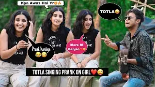 Totla Prank On Girls In India |Singing Love Songs With Guitar In Public |Amazing Reactions😍|Jhopdi K