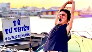 Dude Gets Free Eggs and Sleeps on Charity Boat 🇻🇳 | Ngủ Ngon Trên Thuyền
