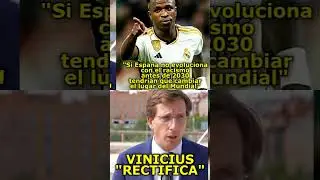 Almeida pide a Vinicius que rectifique tras pedir que el Mundial no se celebre en España por racismo