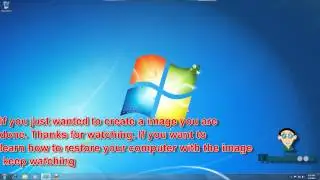 How to Create and Recover a system image on windows 7