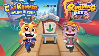 Cat runner VS Running pet new challenge 🔥😎