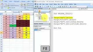 Excel VBA | How to DELETE Cells