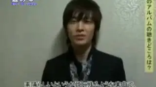 090619 Donghae Promotes Super Junior 3rd Album in Japan CHI SUBS