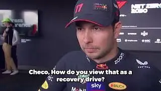 Sergio Perez Post Race Interview 2023 British GP