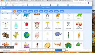 Setup sprites & backdrops
