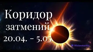 Коридор затмений 20.04. - 5.05. // Бунтарство и враждебность