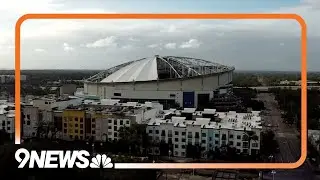 Tampa Bay Rays' Tropicana Field Has Roof Blown Off in Hurricane Milton