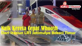 Naik Kereta Cepat Whoosh dari Stasiun LRT Jatimulya Bekasi Timur