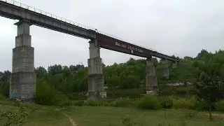Сталк на заброшенный ж.д. мост на р. Неман /Stalk on an abandoned railway bridge
