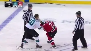 Andrew Desjardins vs Jordin Tootoo Oct 18, 2014