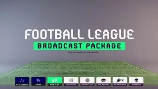 Football League Broadcast Package | MOGRT For Premiere Pro Files Included
