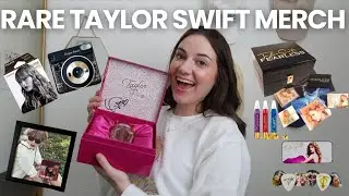 RARE TAYLOR SWIFT MERCH I OWN || alecksis victoria
