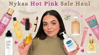 Nykaa Hot Pink Sale Haul 🎀🛍️ Skincare, fragrances, makeup & bodycare 🫧🤍 Affordable & Luxe 💸