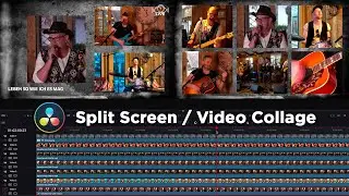 Split Screen / Video Collage | DaVinci Resolve 17 Tutorial