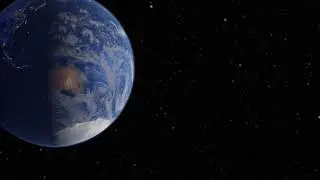 Earth Spinning Cycles Blender Render (30 FPS)