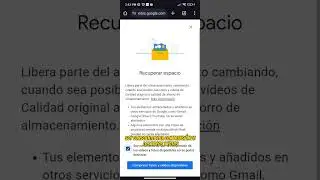Como Libera espació en Google Fotos fácil y rápido
