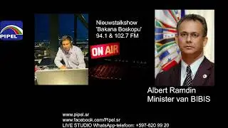 Bakana Boskopu 1 juni 22 BIBIS-Minister Ramdin wil Sur.ambassade in bezet Jeruzalem openen