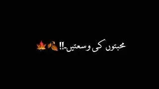Tumhari Soch Jo Bhi Ho Main Us Mizaj Ki Nahi | Black Screen Poetry #status#viral#new#poetry