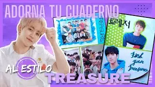 🌻 DECORÓ MI CUADERNO CON IMAGENES DE TREASURE 💎