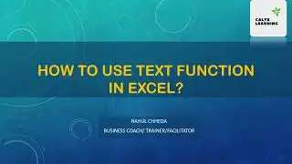 Text functions in Excel |Concatenate| LEFT| |RIGHT| FIND |LEN |MID