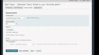 Grading Discussion Boards (D2L 10.3)