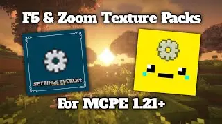 F5 Button And Zoom Texture Packs For MCPE 1.21+
