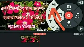 how to enable kinemaster media option, how to ad kinemaster media options,