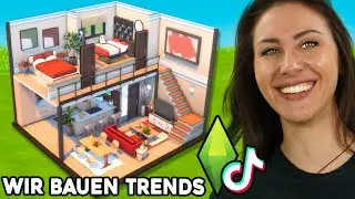 Ich baue die SCHÖNSTEN TikTok Sims Häuser aus den Trends nach!