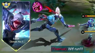 MOONTON THANKYOU FOR NEW SABER CHEAT BUILD META DESTROYER (saber build 2024)