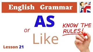 Usage of ‘AS’ in English – English Grammar lesson