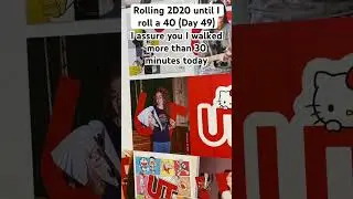 Rolling 2D20 until I roll a 40 (Day 49)