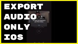 Export audio only on imovie for iphone | Convert any video into mp3 on iphone