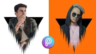 Tutorial PicsArt Triangle Pop Out Effect NEW | PicsArt Editing Tutorial