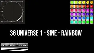 VRSL - Rainbow - Universe 1 - 36 Movers - Offset Sine