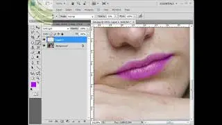 Adobe Photoshop Dudak Boyama