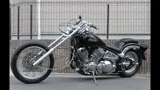 YAMAHA DRAG STAR, 14 февраля, минус 15 мороз, прогрев движка на всех режимах