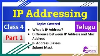 IP Addressing Part 1| Class 4 | Huzefa | Telugu