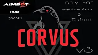 | CORVUS OS  V3 | why i am calling this is a 🎯aimbot rom 😎 for PocoF1