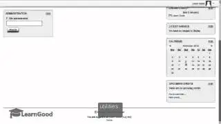 Moodle Administration Tutorial: Discover the Moodle Interface - Elementary features