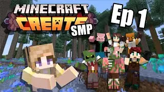 Minecraft Create Mod SMP Ep01 | First Playthrough