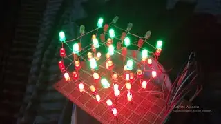 4*4*4 led cube with arduino (Tutorial)