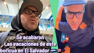 Se acabaron las vacaciones de este boricua en El Salvador