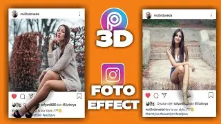 Picsart tutorial How make 3D Instagram photo effect