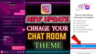 Instagram Message themem || get new DM updates on Instagram || chnge your chat room color🎨 ||