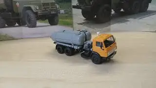Обзор модели Камаз-53213 КО-505, масштаб 