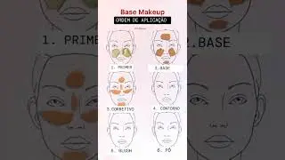 COMO APLICAR A SEQUÊNCIA DE UMA MAQUIAGEM. #maquiagem #tutorial #makeup