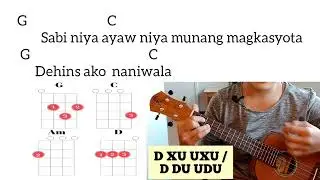 Pare Ko EASY UKULELE CHORDS Play-along