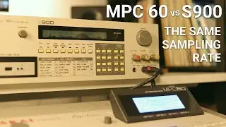 Akai MPC 60 vs S900 - The Same Sampling Rate Drums Comparison | 